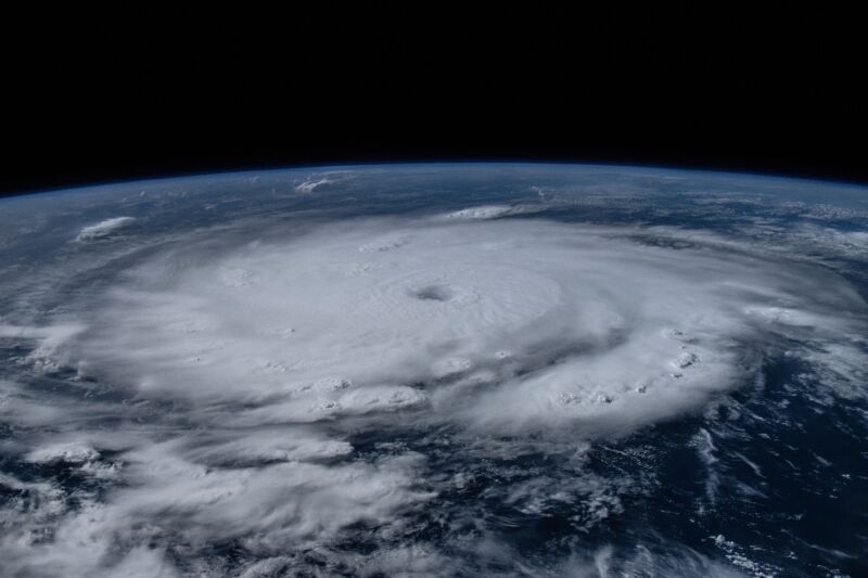 Image of Hurricane Beryl captured from the International Space Station on Monday.