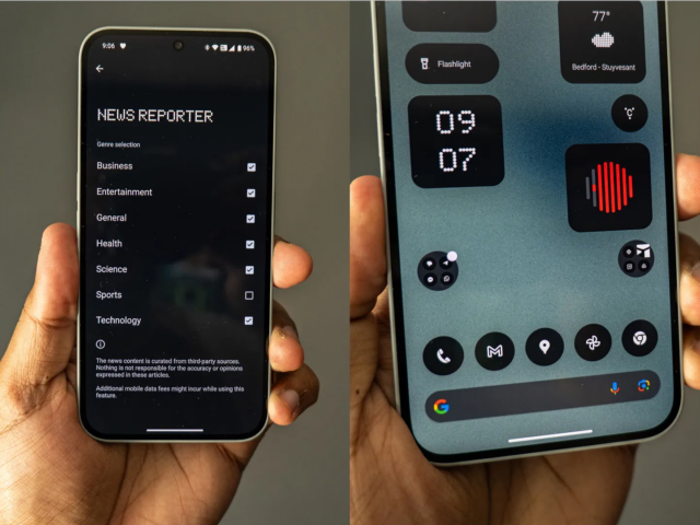 Nothing's News Reporter widget is available on all Nothing and CMF phones by default. If you download the Nothing X app, you can also access it on Android and iOS.